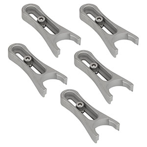 CF175C-P5 - Clamping Fork, 1.75in Counterbored Slot, 1/4in-20 Captive Screw, 5 Pack
