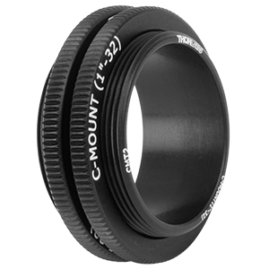 CMT2 - C-Mount (1.00in-32) Coupler, External Threads, 0.5in Long