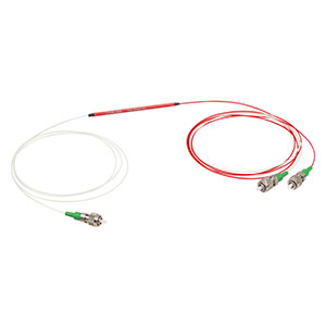 PN1550R3A1 - 1x2 PM Coupler, 1550 ± 15 nm, 75:25 Split, ≥20 dB PER, FC/APC Connectors