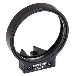 LB5CT1 - Ø2in Optic Mount with SM2-Threaded Bore for 60 mm Cage Cube, Mounts Optics up to 6.6 mm Thick