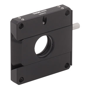 LCFH1 - 60 mm Cage Plate with Removable Filter Holder for Ø1in Optics, 8-32 Tap