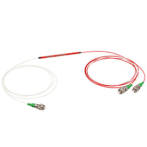 PNH1550R2A1 - 1x2 PM Coupler, 1550 ± 15 nm, 90:10 Split, ≥25 dB PER, FC/APC Connectors