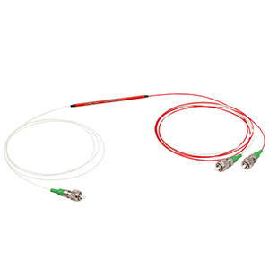 PNH1550R5A1 - 1x2 PM Coupler, 1550 ± 15 nm, 50:50 Split, ≥25 dB PER, FC/APC Connectors