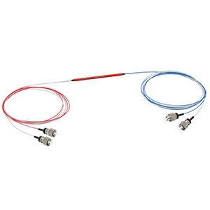 PNH1550R3F2 - 2x2 PM Coupler, 1550 ± 15 nm, 75:25 Split, ≥25 dB PER, FC/PC Connectors
