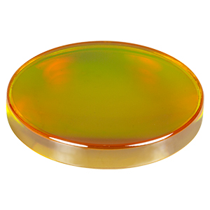 LA7261-E4 - Ø1in ZnSe Plano-Convex Lens, f = 100 mm, AR-Coated: 2-13 µm