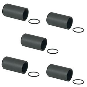 SM1L20-P5 - SM1 Lens Tube, 2.00in Thread Depth, SM1RR Retaining Ring, 5 Pack
