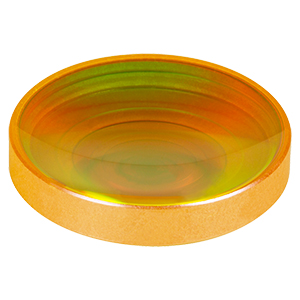 LC7759-E4 - Ø1in ZnSe Plano-Concave Lens, f = -25.4 mm, AR-Coated: 2-13 µm