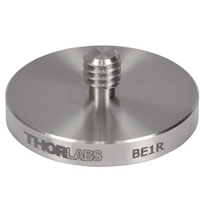 BE1R - Ø1.25in Magnetic Studded Pedestal Base Adapter, 1/4in-20 Thread