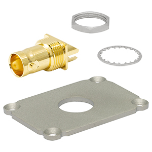 EECEPBNC - End Plate for Electronics Housings, BNC Connector, 1.25in x 1.75in