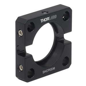 SHCP05/M - 30 mm Cage and Post Mounting Adapter for SHB05(T) Optical Beam Shutter, M4 Tap