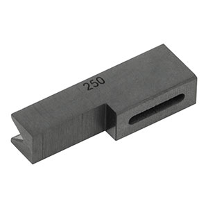 VHG250L - Extended Graphite V-Groove, Ø200 µm - Ø250 µm, 0.594in Length