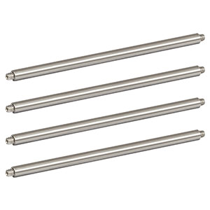 SR3-P4 - Compact Cage Assembly Rod, 3in Long, Ø4 mm, 4 Pack