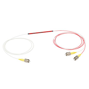 WD9850FB - 980 nm / 1550 nm Wavelength Division Multiplexer, HI1060 FLEX Fiber, FC/PC Connectors