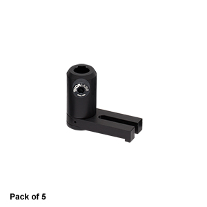 UPH50/M-P5 - Ø12.7 mm Universal Post Holder, Spring-Loaded Locking Thumbscrew, L = 50 mm, 5 Pack