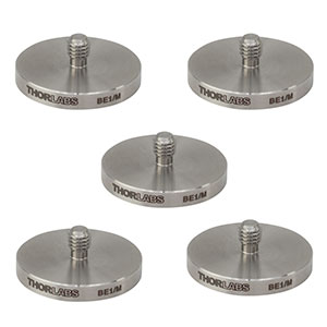 BE1/M-P5 - Ø31.8 mm Studded Pedestal Base Adapter, M6 Threads, 5 Pack