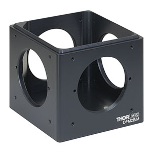 DFM2B/M - Kinematic 60 mm Cage Cube Base, M6 Tapped Holes