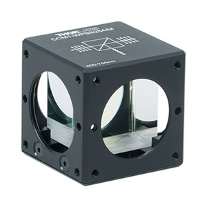 CCM1-WPBS254/M - 30 mm Cage Cube-Mounted Wire Grid Beamsplitter Cube, 400 - 700 nm, M4 Tap