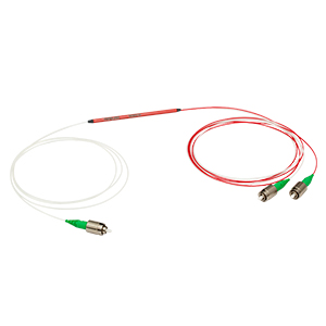 WD6513A - 1300 nm / 650 nm Wavelength Division Multiplexer, FC/APC Connectors