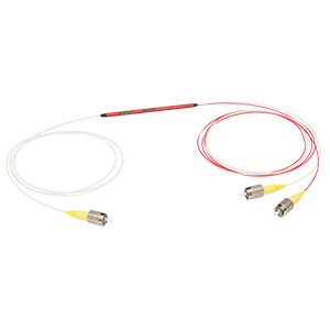 WD6513F - 1300 nm / 650 nm Wavelength Division Multiplexer, FC/PC Connectors