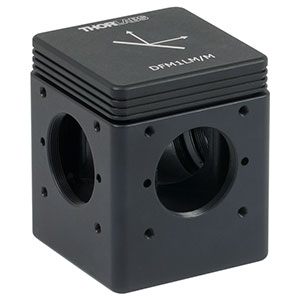 DFM1LM/M - Kinematic Beam-Turning 30 mm Cage Cube for Right-Angle Optics, Left-Turning, M6 Tapped Holes