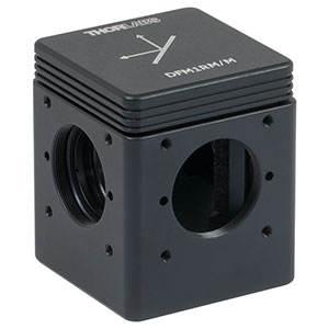 DFM1RM/M - Kinematic Beam-Turning 30 mm Cage Cube for Right-Angle Optics, Right-Turning, M6 Tapped Holes