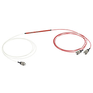 PN560R2F1 - 1x2 PM Coupler, 560 ± 15 nm, 90:10 Split, ≥18 dB PER, FC/PC Connectors