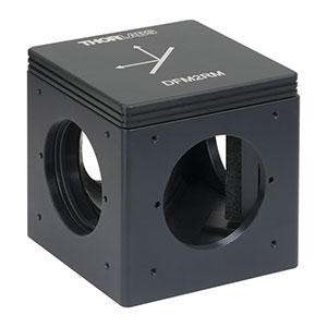 DFM2RM - Kinematic Beam-Turning 60 mm Cage Cube for Right-Angle Optics, Right-Turning, 1/4in-20 Tapped Holes