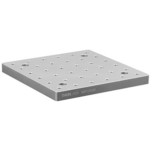 MB15S/M - Passivated Stainless Steel Breadboard, 150 mm x 150 mm x 12.7 mm, M6 Taps