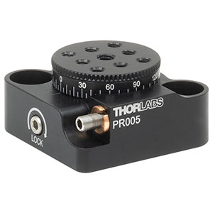 PR005 - Compact Rotation Stage with Fine Adjustment, 8-32 and 4-40 Taps