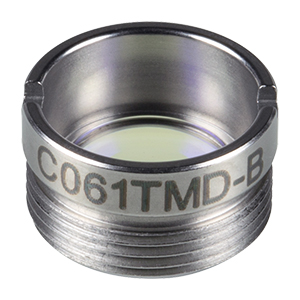 C061TMD-B - f = 11.0 mm, NA = 0.2, Mounted Aspheric Lens, ARC: 600 - 1050 nm