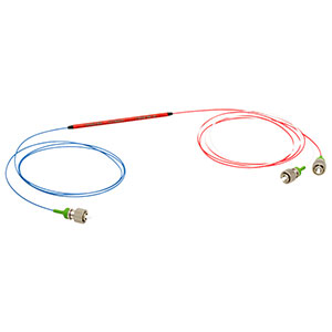 PFC980HA - PM to SM Fused Fiber Polarization Combiner, 980 ± 15 nm, FC/APC