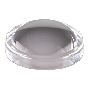 354105 - f= 5.5 mm, NA = 0.6, WD = 3.1 mm, Unmounted Aspheric Lens, Uncoated