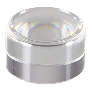 355110 - f= 6.2 mm, NA = 0.4, WD = 2.7 mm, Unmounted Aspheric Lens, Uncoated