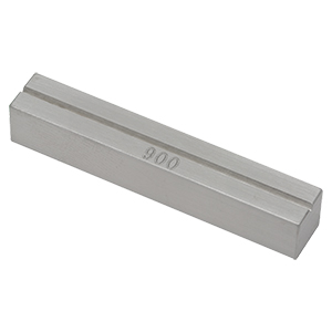 VHV900 - Bottom V-Groove Insert for Fiber Holding Blocks, Ø600 µm - Ø1200 µm Coating