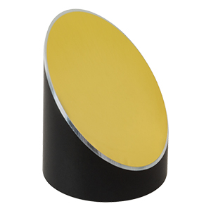 MPD119-M03 - Ø1in 90° Off-Axis Parabolic Mirror, Unprot. Gold, RFL = 1in