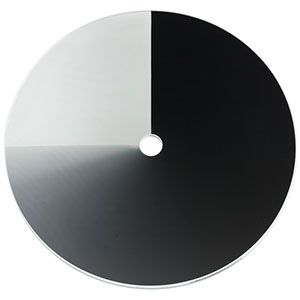 NDC-100C-2-A - Unmounted Continuously Variable ND Filter, Ø100 mm, OD: 0.04 - 2.0, ARC: 350 - 700 nm