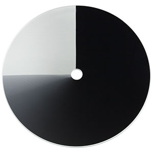 NDC-100C-4-A - Unmounted Continuously Variable ND Filter, Ø100 mm, OD: 0.04 - 4.0, ARC: 350 - 700 nm