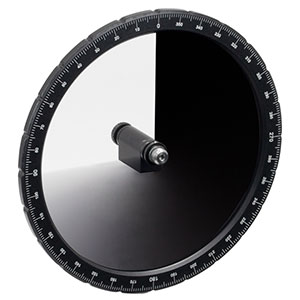 NDC-100C-4M-B - Mounted Continuously Variable ND Filter, Ø100 mm, OD: 0.04 - 4.0, ARC: 650 - 1050 nm