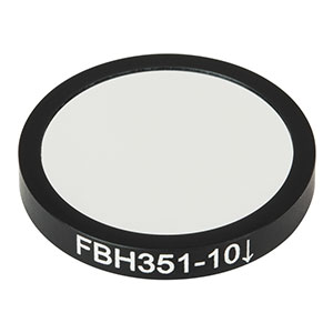 FBH351-10 - Premium Bandpass Filter, Ø25 mm, CWL = 351 nm, FWHM = 10 nm