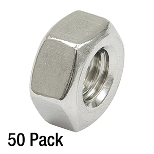 1/4" 20 Stainless Steel Nuts 50 