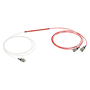 PW1064R3F1 - 1x2 PM Coupler, 1064 ± 100 nm, 75:25 Split, &ge;18 dB PER, FC/PC Connectors