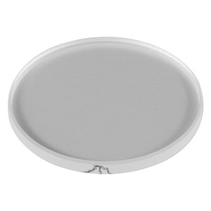 WGN051FT2 - Ø1/2in Single-Sided Textured Antireflective Window, Infrasil, AR Range: 1000 - 1700 nm, t = 1.0 mm