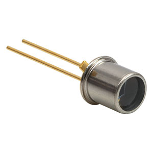 FDBS22 - Black Si Photodiode, 25 ns Rise Time, 240 - 1170 nm, 2.0 mm x 2.0 mm Active Area