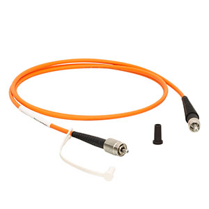 M155L01 - Ø600 μm, 0.22 NA, Low OH, FC/PC to SMA905 Fiber Patch Cable, 1 m Long