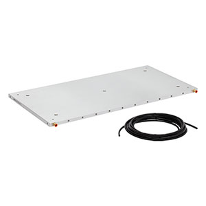 WCB2412 - Liquid-Cooled Baseplate, 12in x 24in x 1/2in, 1/4in-20 Taps