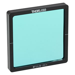 WP50LM-IRC1 - 50.0 mm x 50.0 mm Mounted Wire Grid Polarizer, 8 - 12 μm