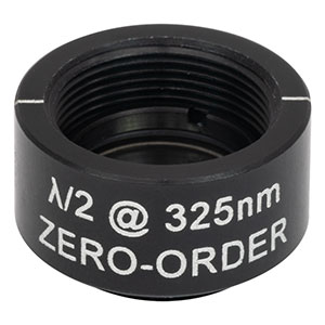 WPHSM05-325 - Ø1/2in Zero-Order Half-Wave Plate, SM05-Threaded Mount, 325 nm