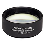 Ø2" Mounted Achromatic Doublets, AR Coated: 650 - 1050 nm