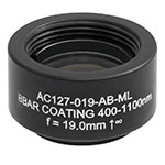Ø1/2" Mounted Achromatic Doublets, AR Coated: 400 - 1100 nm