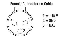 Female Mini-XLR Connector